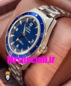 ساعت مردانه امگا سیمستر اتوماتیک استیل صفحه ابی OMEGA SEAMASTER 300 Co-Axial 020666