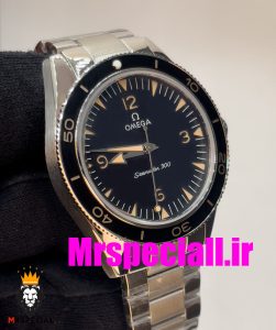 ساعت مردانه امگا سیمستر اتوماتیک استیل صفحه مشکی OMEGA SEAMASTER 300 Co-Axial 020667