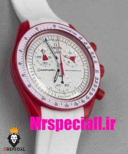 ساعت مچی امگا سواچ مدل مأموریت به مریخ OmegaSwatch Moonswatch 020773 