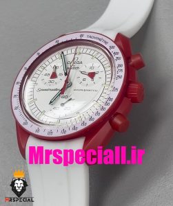 ساعت مچی امگا سواچ مدل مأموریت به مریخ OmegaSwatch Moonswatch 020773 