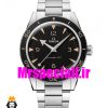 ساعت مردانه امگا سیمستر اتوماتیک استیل صفحه مشکی OMEGA SEAMASTER 300 Co-Axial 020667