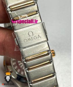 ساعت امگا مردانه مدل کانسلیشن دو رنگ رزگلد صفحه ابی OMEGA Constllation Co-Axial 021214