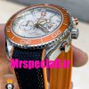 ساعت امگا سیمستر مردانه کرنوگراف بند برزنتی صفحه سفید OMEGA Seamaster 020787