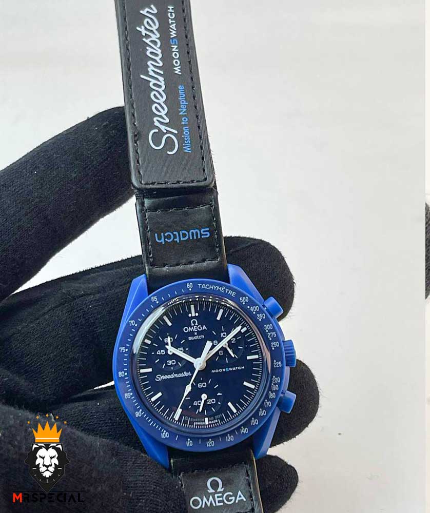 ساعت مچی امگا سواچ مدل مأموریت به نپتون OmegaSwatch Moonswatch 0971