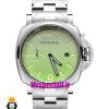 ساعت پنرای مردانه اتوماتیک بند استیل صفحه سبز 021430 Panerai Luminor Due Pastello
