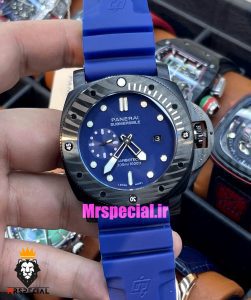 ساعت مردانه پنرای اتوماتیک بند رابر ابی صفحه ابی 021403 Panerai Luminor Submersible 