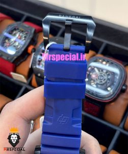 ساعت مردانه پنرای اتوماتیک بند رابر ابی صفحه ابی 021403 Panerai Luminor Submersible 