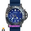 ساعت مردانه پنرای اتوماتیک بند رابر ابی صفحه ابی 021403 Panerai Luminor Submersible