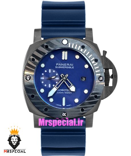 ساعت مردانه پنرای اتوماتیک بند رابر ابی صفحه ابی 021403 Panerai Luminor Submersible