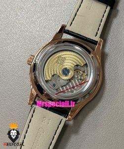 ساعت پتک فیلیپ مردانه دی دیت اتوماتیک رزگلد صفحه مشکی Patek Philippe Day date Moon Phase 021581