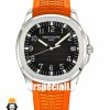 ساعت مردانه پتک فیلیپ اکوانات اتوماتیک بند رابر صفحه مشکی 021657 Patek Philippe Aquanaut