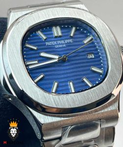 ساعت مچی مردانه پتک فیلیپ ناتیلوس استیل صفحه ابی Patek Philippe NUATILOS 0869