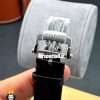 ساعت پتک فیلیپ مردانه مدل ناتیلوس اتوماتیک بند چرم مشکی صفحه مشکی Patek Philippe NUATILOS 021255