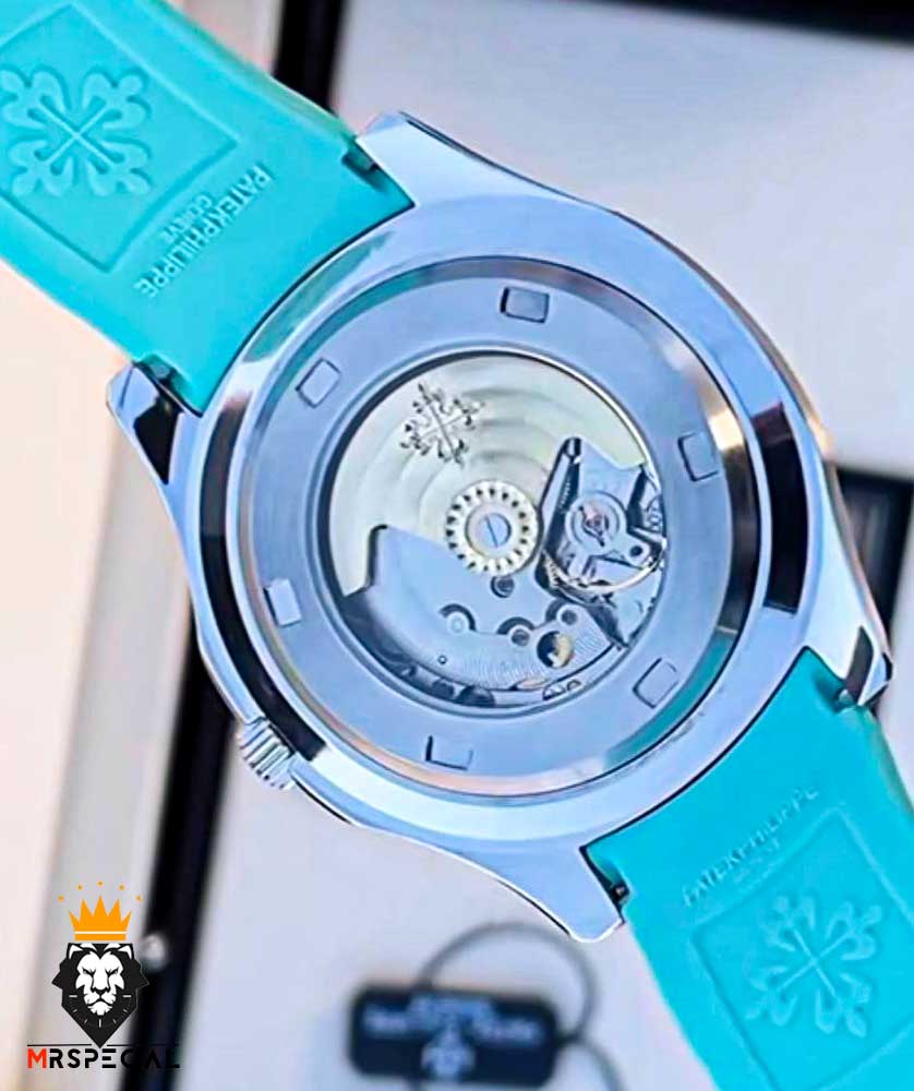ساعت مچی مردانه پتک فیلیپ مدل اکوانات اتومات رابر صفحه تیفانی 0898 Patek Philippe Aquanaut