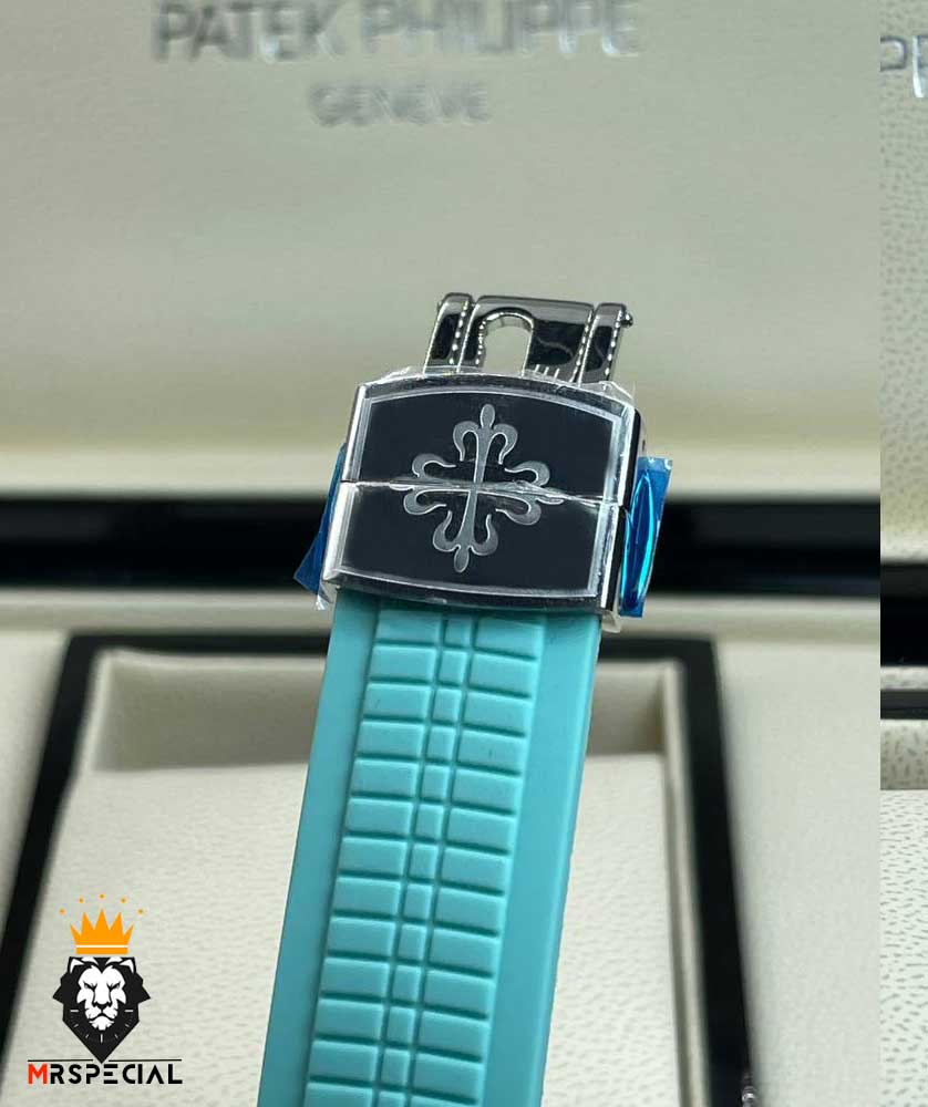 ساعت مچی مردانه پتک فیلیپ مدل اکوانات اتومات رابر صفحه تیفانی 0898 Patek Philippe Aquanaut