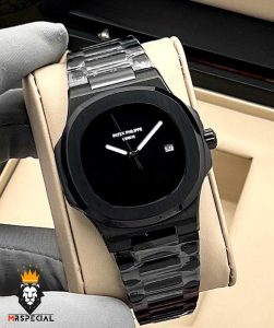 ساعت مردانه پتک فیلیپ ناتیلوس اتوماتیک مشکی مهندسی Patek Philippe NUATILOS 0808