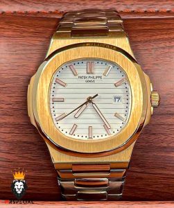 ساعت مچی مردانه پتک فیلیپ ناتیلوس کوارتز رزگلد Patek Philippe NUATILOS 9654