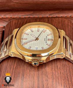 ساعت مچی مردانه پتک فیلیپ ناتیلوس کوارتز رزگلد Patek Philippe NUATILOS 9654