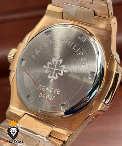 ساعت مچی مردانه پتک فیلیپ کوارتز رزگلد صفحه سبز Patek Philippe NUATILOS 01210