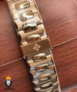 ساعت مچی مردانه پتک فیلیپ کوارتز رزگلد صفحه سبز Patek Philippe NUATILOS 01210