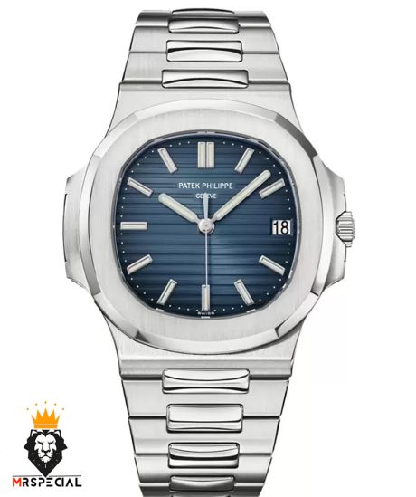 ساعت مچی مردانه پتک فیلیپ ناتیلوس استیل صفحه ابی Patek Philippe NUATILOS 0869