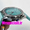 ساعت پتک فیلیپ زنانه اکوانات تیفانی قاب نگین 020701 Patek Philippe Aquanaut