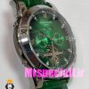 ساعت پتک فیلیپ مردانه بند چرم توربیلون اتوماتیک صفحه سبز Patek Philippe 020814