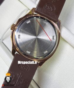 ساعت پتک فیلیپ زنانه اکوانات بند رابر قهوه ای قاب نگین رزگلد صفحه قهوه ای 021277 Patek Philippe Aquanaut