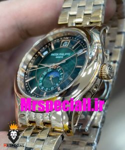 ساعت مچی مردانه پتک فیلیپ دی دیت رزگلد اتوماتیک صفحه سبز Patek Philippe Day date 020661