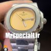 ساعت مچی مردانه پتک فیلیپ ناتیلوس کوارتز استیل صفحه کرم Patek Philippe NUATILOS 020755