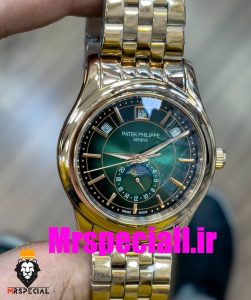 ساعت مچی مردانه پتک فیلیپ دی دیت رزگلد اتوماتیک صفحه سبز Patek Philippe Day date 020661