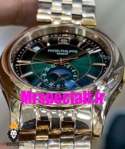 ساعت مچی مردانه پتک فیلیپ دی دیت رزگلد اتوماتیک صفحه سبز Patek Philippe Day date 020661