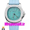 ساعت پتک فیلیپ زنانه اکوانات تیفانی قاب نگین 020701 Patek Philippe Aquanaut