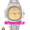 ساعت مچی مردانه پتک فیلیپ ناتیلوس کوارتز استیل صفحه کرم Patek Philippe NUATILOS 020755