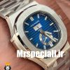 ساعت مردانه پتک فیلیپ ناتیلوس اتوماتیک استیل صفحه ابی دی دیت Patek Philippe NUATILOS 020674