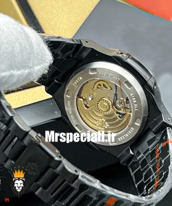 ساعت مردانه پتک فیلیپ ناتیلوس اتوماتیک مشکی صفحه مشکی Patek Philippe NUATILOS 01057