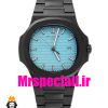 ساعت مچی مردانه پتک فیلیپ ناتیلوس کوارتز مشکی صفحه تیفانی Patek Philippe NUATILOS 021180