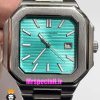 ساعت مچی مردانه پتک فیلیپ مدل کوبیتوس بند استیل صفحه تیفانی Patek Philippe CUBITUS 021069