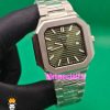 ساعت مچی مردانه پتک فیلیپ مدل کوبیتوس بند استیل صفحه سبز Patek Philippe CUBITUS 021070
