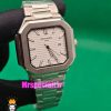 ساعت مچی مردانه پتک فیلیپ مدل کوبیتوس بند استیل صفحه سفید Patek Philippe CUBITUS 021067
