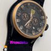 ساعت پورشه دیزاین مردانه کرنوگراف بند جیر مشکی صفحه مشکی Porsche Design 021184