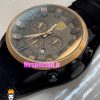 ساعت پورشه دیزاین مردانه کرنوگراف بند جیر مشکی صفحه مشکی Porsche Design 021184