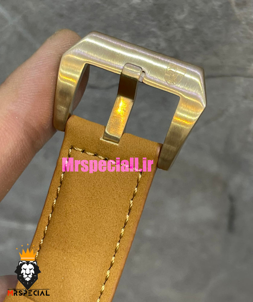 ساعت پورشه دیزاین مردانه کرنوگراف بند جیر کاراملی صفحه مشکی Porsche Design 021442