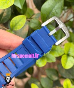 ساعت ریچارد میل مردانه کوارتز قاب شیشه ای بند رابر سورمه ای 021715 RICHARD MILLE