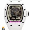 ساعت ریچارد میل مردانه کوارتز سفید بند رابر سفید 021614 RICHARD MILLE