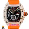 ساعت ریچارد میل مردانه کرنوگراف بند رابر نارنجی 021613 RICHARD MILLE