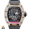 ساعت ریچارد میل مردانه کوارتز قاب شیشه بند رابر مشکی 021616 RICHARD MILLE