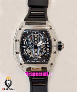 ساعت ریچارد میل مردانه کوارتز قاب شیشه بند رابر مشکی 021616 RICHARD MILLE 