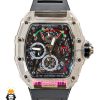 ساعت ریچارد میل مردانه کرنوگراف بند رابر مشکی 021612 RICHARD MILLE