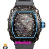 ساعت ریچارد میل مردانه کوارتز مشکی بند رابر مشکی 021618 RICHARD MILLE